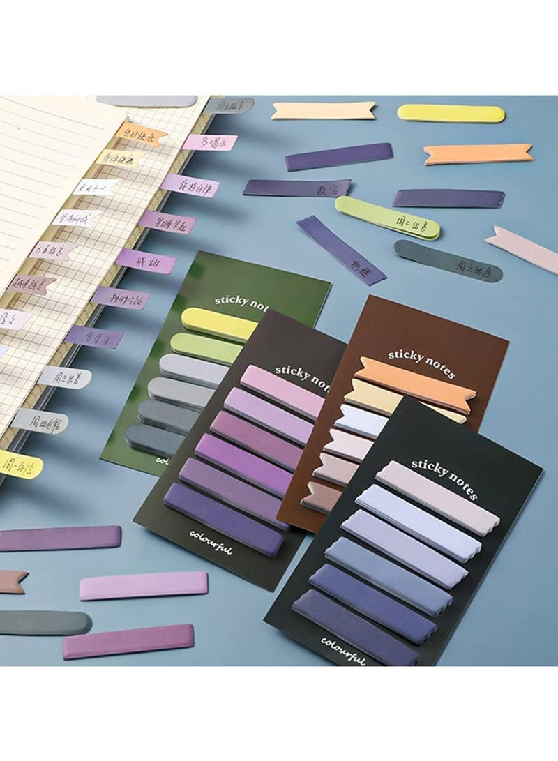 CMGTYYD 480 Pieces of Gradient Color Sticky Index Tabs Writable Sticky Tab Flags for Morandi Strip Index Tabs and Page or Book Markers Sticky Writeable Pages, Reading Notes, File Classification, and so forth  - Image 2