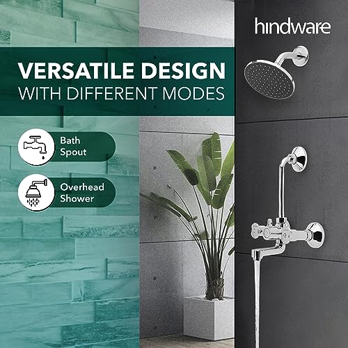 Hindware Lyra F920035CP Brass Wall Mixer for Bathroom with L-Bend (Chrome Finish) - Image 5