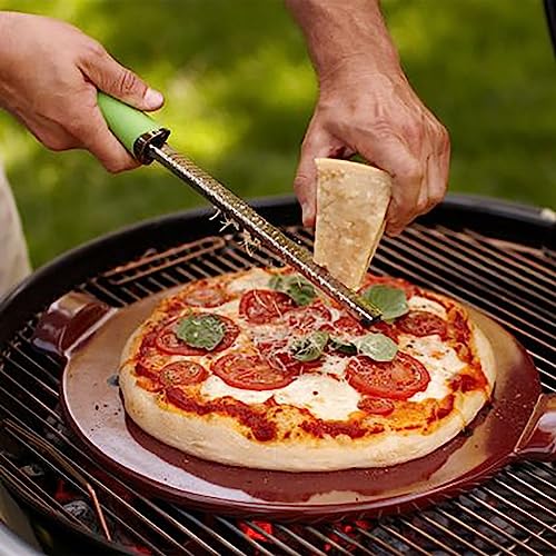 Microplane Premium Classic Series Rasp Zester Grater (Retro Green) - Sharp Stainless Steel Blade, Ergonomic Handle, Perfect for Grating Citrus, Cheese, and More - Image 3