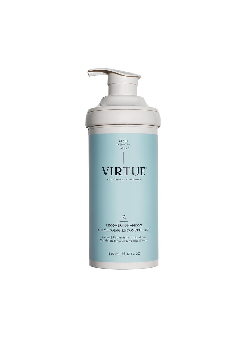 VIRTUE Virtue Recovery Sulfate Free Shampoo with Keratin and Baobab Seed Oil for Damaged Hair Color Safe 