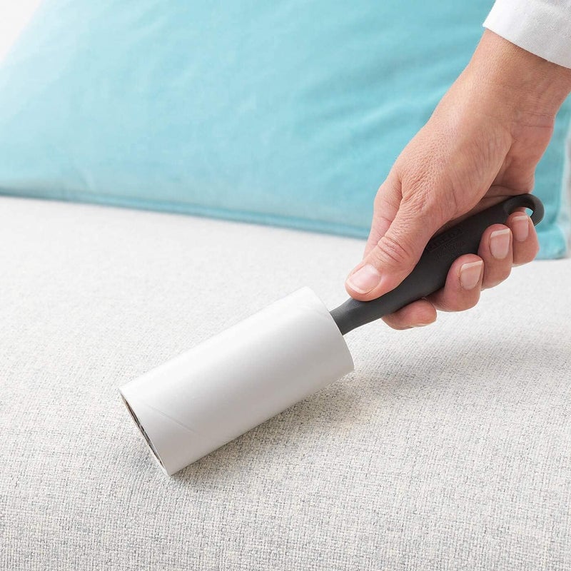 Sticky Lint Roller, Pet Hair Roller, Dog & Cat Hair Remover Kit, Lint Brush for Clothes, Carpet, Car Seats, Dust, Dogs, Durable Handle (1Handle+4Refills) - Image 2