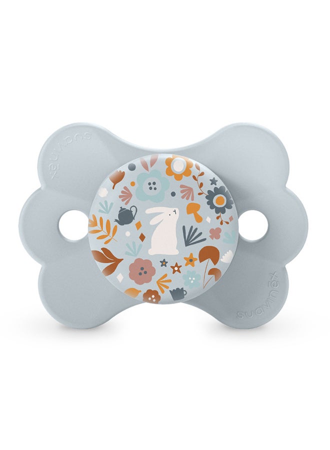 SUAVINEX سكس برو مصاصة على شكل فراشة فائقة النعومة للأطفال من 0-6 أشهر بحلمة سيليكونية حلمة فسيولوجية آمنة للطفل - زرقاء - Image 1