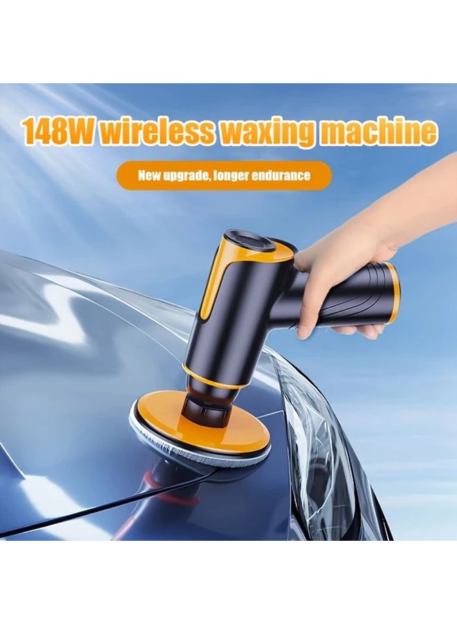 TR 5002D 148W Cordless Car Polisher Waxing Machine With Dust Removal And Shoe Polishing Function Multi Functional Adjustable Grinding Tool - Image 1