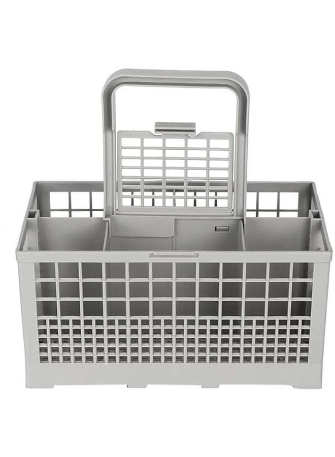 سلة أدوات غسالة الصحون الكبيرة العالمية منظم 7 فتحات مقسم قابل للتعديل مقاوم للصدأ - Image 3