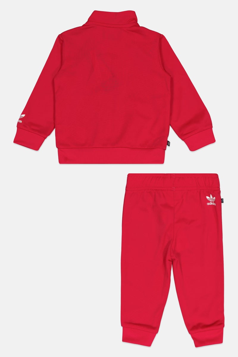 adidas Originals Toddlers Girl 2 Pcs Training Tracksuit, Pink - Image 2