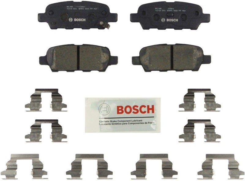 BOSCH BE1679H Blue Ceramic Disc Brake Pad Set With Hardware - Compatible With Select Mazda 3, 6; Mitsubishi Outlander, Outlander Sport; REAR - Image 1