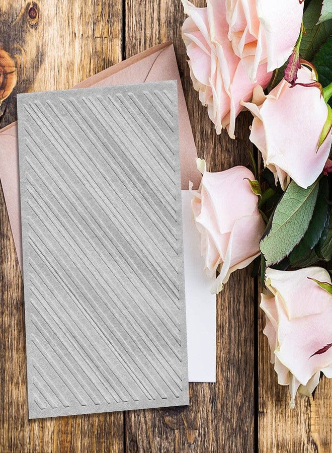 ALIBBON Diagonal Stripe Plastic Embossing Folders for Card Making, Stripe Background Embossing Folders for DIY Scrapbooking, Stripe Pattern Template Folders for Paper Craft Photo Album Decorations - Image 3