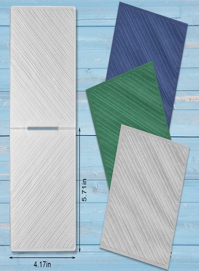 ALIBBON Diagonal Stripe Plastic Embossing Folders for Card Making, Stripe Background Embossing Folders for DIY Scrapbooking, Stripe Pattern Template Folders for Paper Craft Photo Album Decorations - Image 2