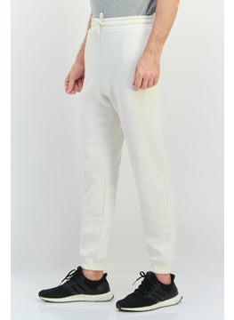 Fudo Men Regular Fit Brand Logo Jogger Pants, Cream  - Image 4