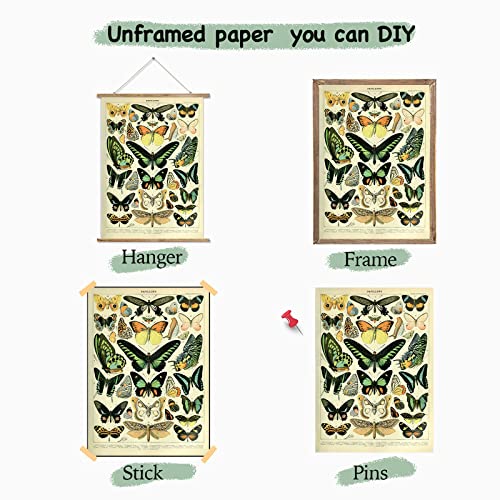 Ovfovy UNFRAMED Paper Vintage Fish Poster, Unframed Wall Art Print - Image 2