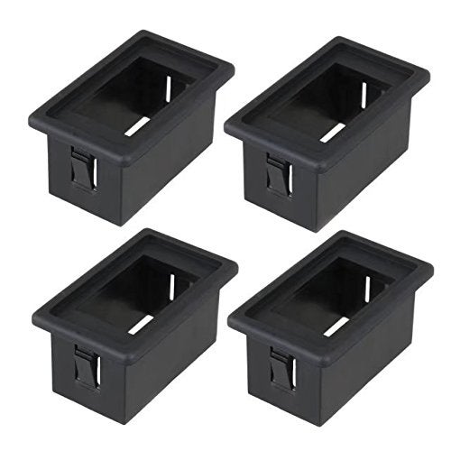 Carviya 4 Pack Rocker Switch Panel Housing kit Separate Fireproof ABS Plastic Switch Holder - Image 1