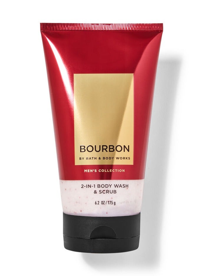 باث آند بودي وركس Bourbon 2-in-1 Body Wash & Scrub 175g