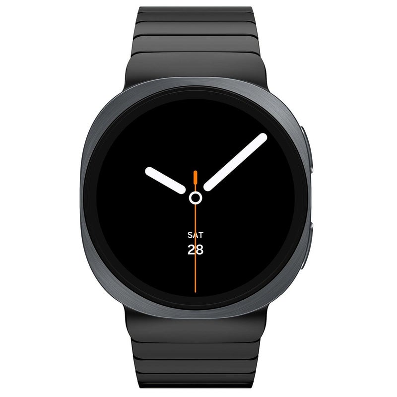 For Samsung Galaxy Watch8 44mm One Beads erfly Buckle Stainless Steel Watch Band(Black) - Image 2