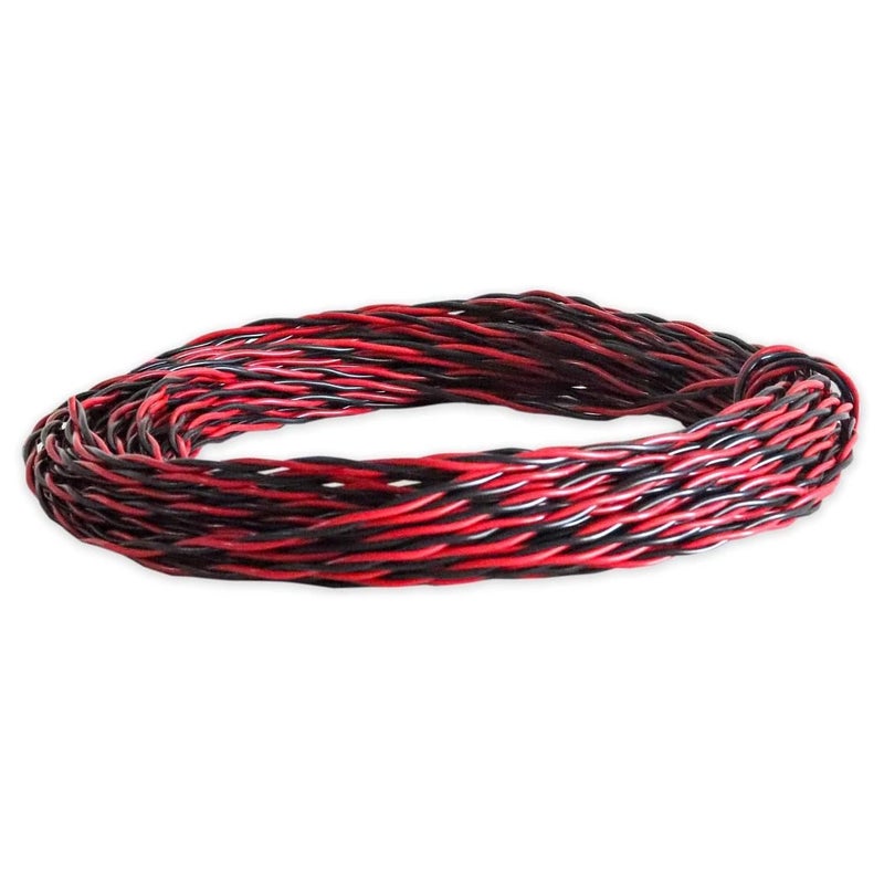 Glare Max Twisted 2 Core 1mm PVC Insulated Copper Wire 220240 Volt for Home Office Industrial Electrical Uses etc 10 Meter RedBlack - Image 3