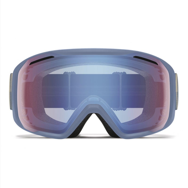 SMITH Blazer Snow Goggles â€“ Adult Ski & Snowboarding Goggles with Carbonic-X Lens, Ventilation, Anti-Fog Performance & 100% UV Protection â€“ for Men & Women â€“ Granite Blue, Blue Sensor Mirror - Image 3