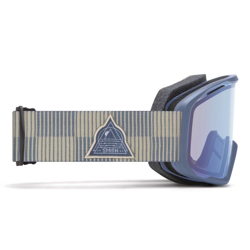 SMITH Blazer Snow Goggles â€“ Adult Ski & Snowboarding Goggles with Carbonic-X Lens, Ventilation, Anti-Fog Performance & 100% UV Protection â€“ for Men & Women â€“ Granite Blue, Blue Sensor Mirror - Image 2