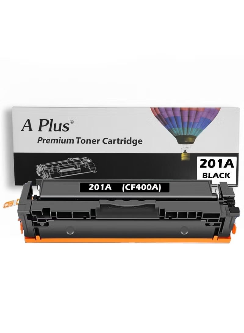 APlus 201A Compatible Toner CF400A Black for Color LaserJet Pro M252dw, M252n, MFP M277n, M277dw, M277c6, M274n - Image 1