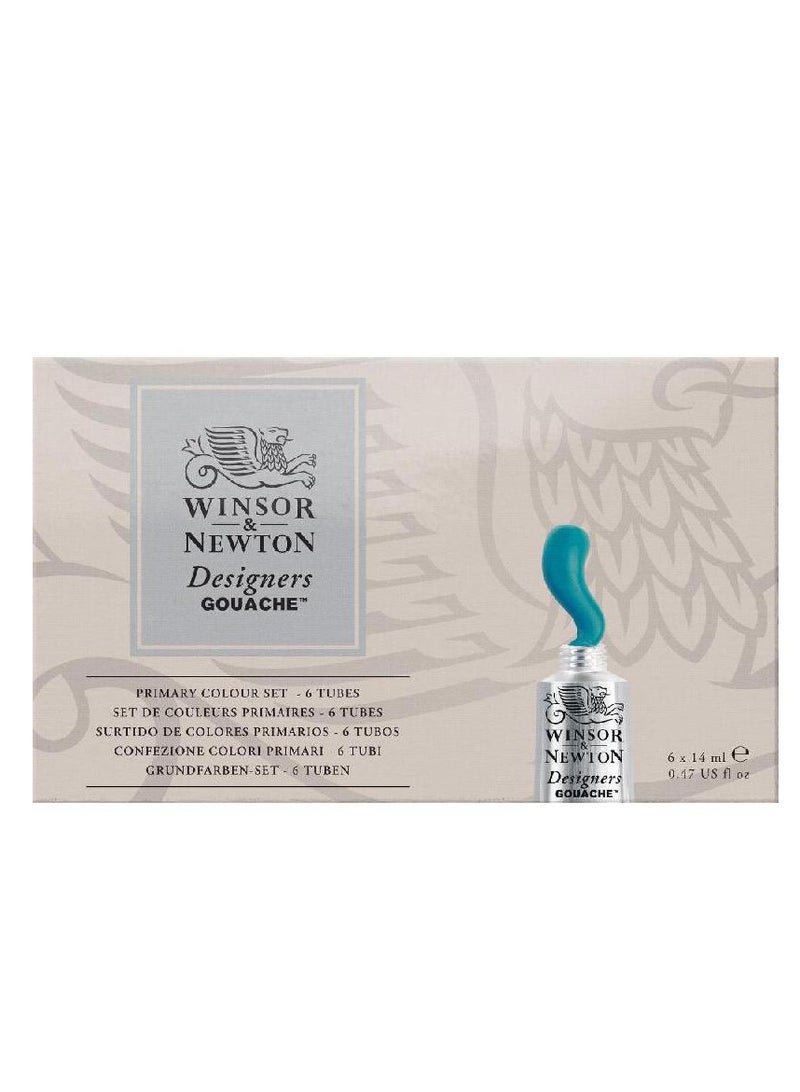 WINSOR & NEWTON Designers Primary Colour Set Gouache Color