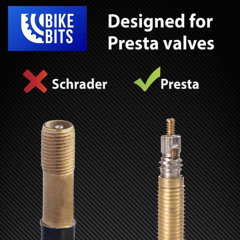 Bike Bits Presta Valve Caps - Anodized Aluminum - Use On Presta/French Valves - Designs: Bullet, Rocket, Hamburger, Pocket Rocket (4 Pack) - Image 3