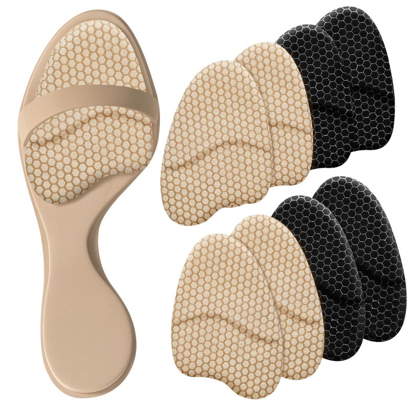 ZAIWOO Metatarsal Pads Women, Ball of Foot Cushions for Women, Heel Inserts for Women, Heel Pads for Shoes, (2 Pairs Foot Pads) High Heel Comfort Pads, Anti Slip, Invisible Design - Image 5