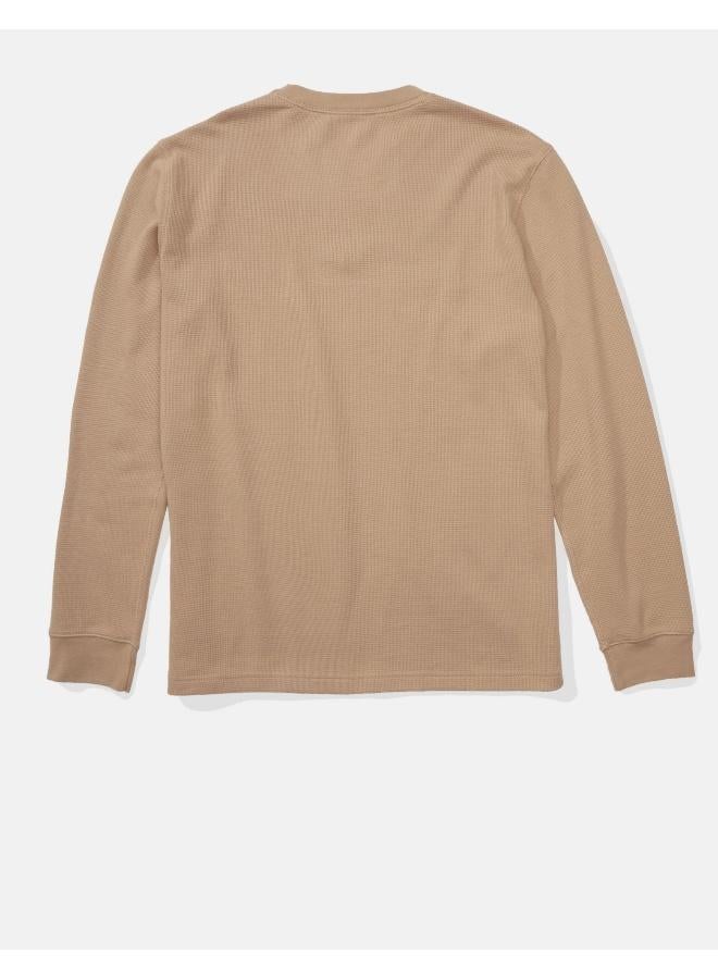 American Eagle AE Long-Sleeve Thermal T-Shirt - Image 2