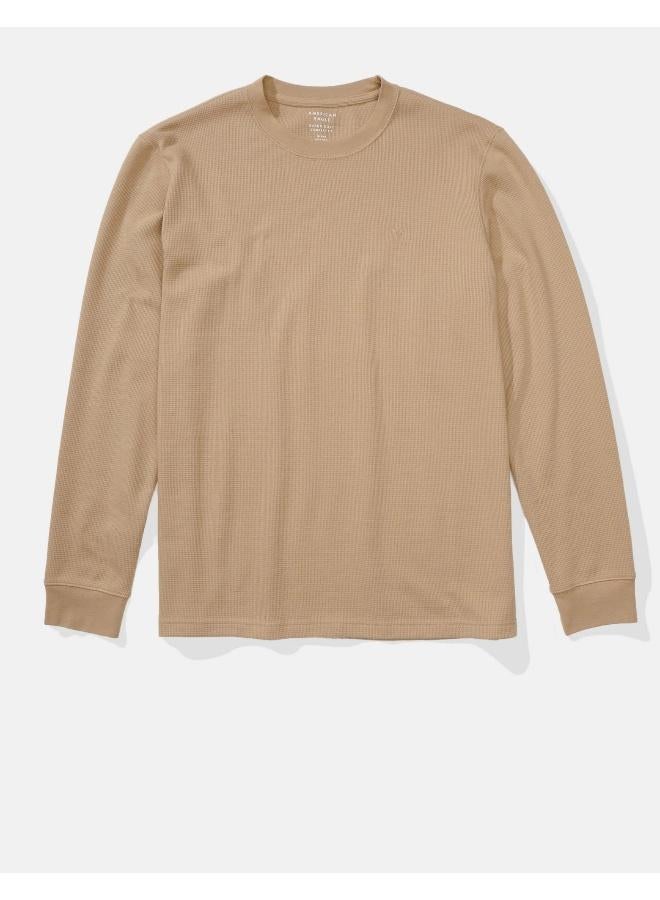 American Eagle AE Long-Sleeve Thermal T-Shirt - Image 3