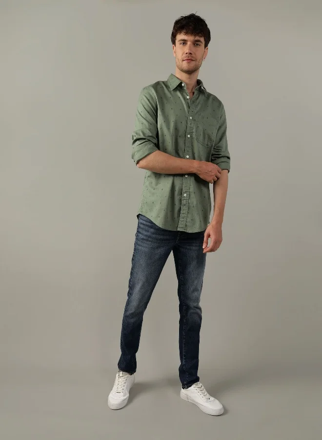 American Eagle AE Slim Fit Everyday Button-Up Shirt