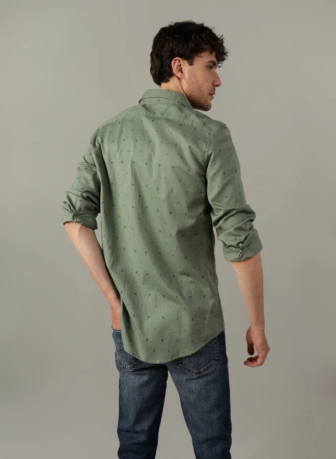 American Eagle AE Slim Fit Everyday Button-Up Shirt