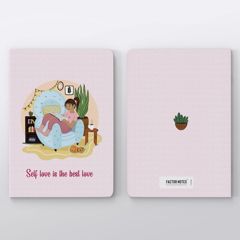 FACTOR NOTES A5 Notebook: Ruled | 90 GSM | 160 Pages (Self Love) - Image 5