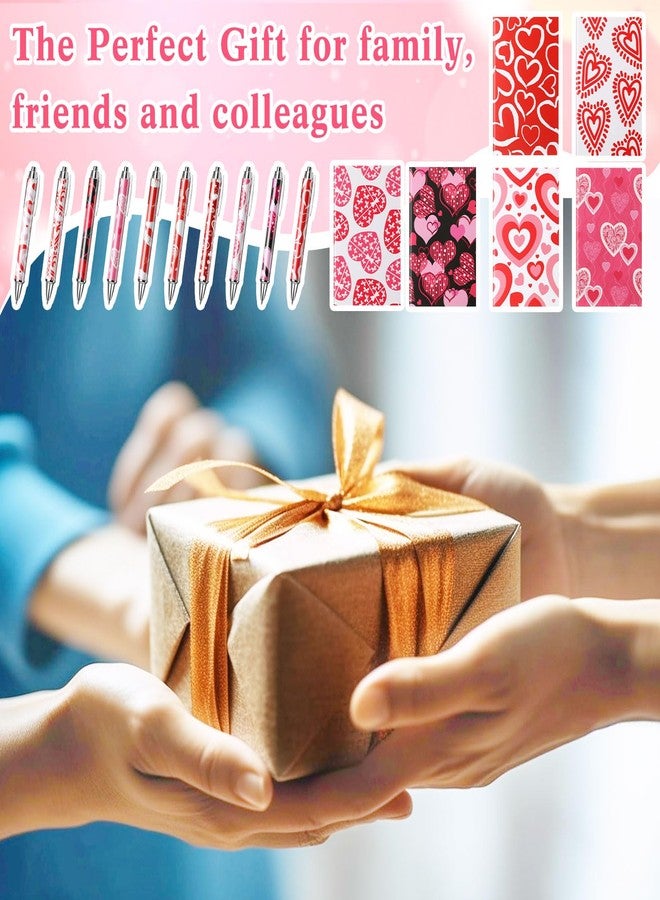 Skyygemm 120 Pcs Valentine's Day Gifts, 60 Pcs Valentine Notepads 4.92 x 3.15 Inch Notebooks Small Journals Bulk, 60 Pcs Ballpoint Pens Black Ink Pens for Journaling Office Gifts - Image 5