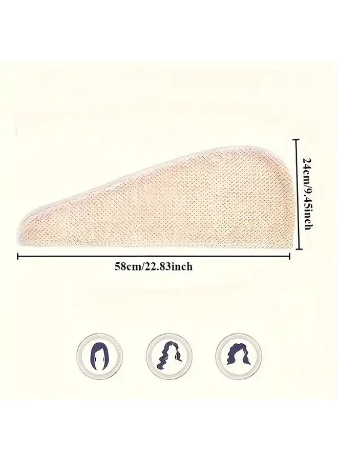 Pink Quick Dry Microfiber Hair And Body Wrap Towel Super Absorbent Soft With Button Closure For Travel - Image 3