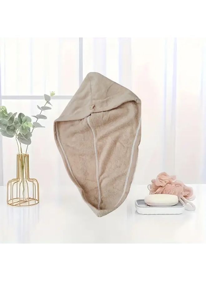 Pink Quick Dry Microfiber Hair And Body Wrap Towel Super Absorbent Soft With Button Closure For Travel - Image 5