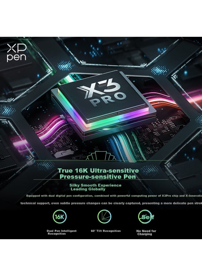 Xppen Artist Pro24Digital Drawing Tablet Handwriting Tablet Computer Professional Drawing Tablet Handwriting Board Connected To Computer Notebook Drawing Board Electronic Drawing Board Hand-paint - Image 3