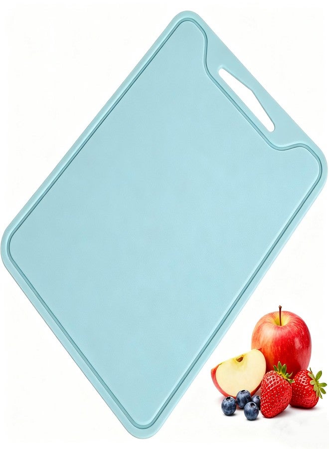Jerliflyer Silicone Cutting Board,8.6 * 11.8in BPA Free Flexible Kitchen Chopping Board for Meat, Vegetables and Fruit,Dishwasher Safe(Blue) - Image 1