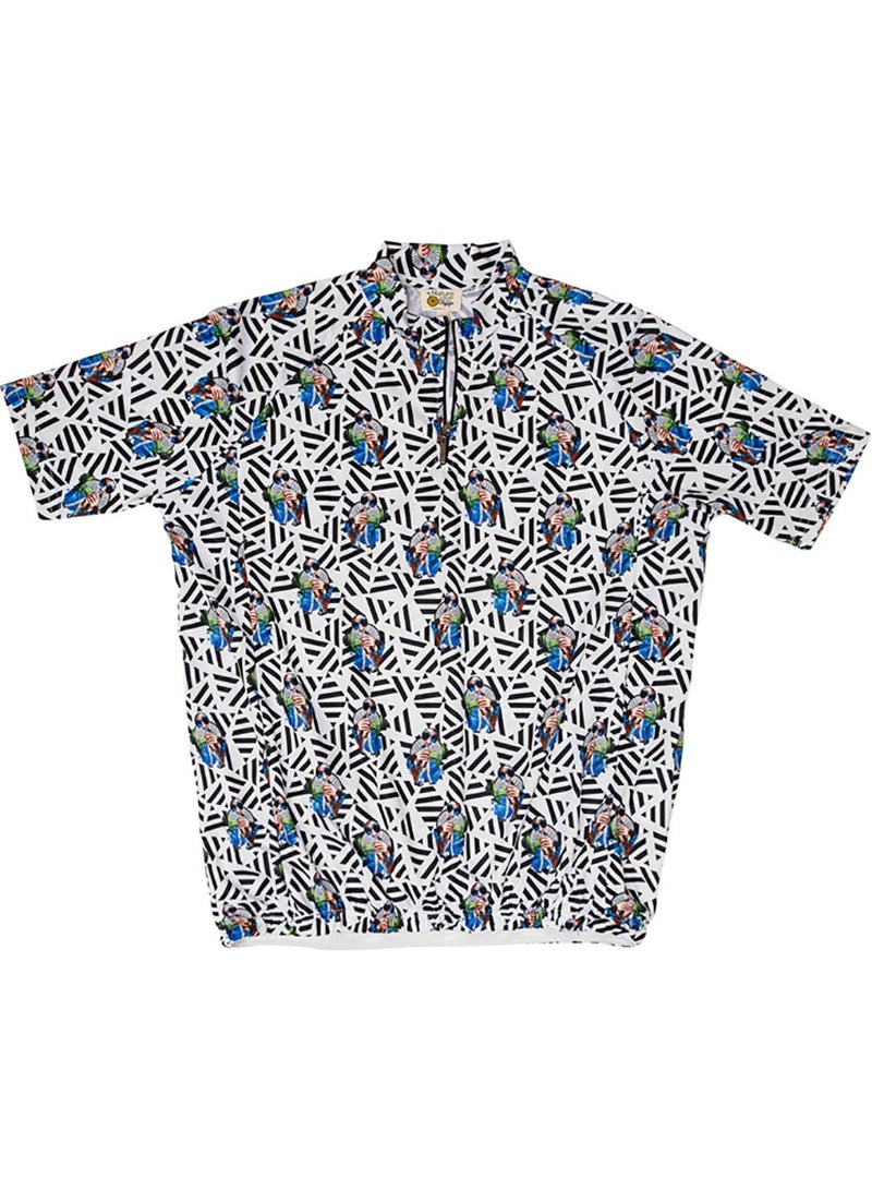 Biggdesign Men's Polo Shirt Nature Traveler, Printed Polo Shirt, Short Sleeve, Men's Polo Shirt, Casual Zip Opening Polo Shirts with Pocket, Custom Design, Polyester Cotton Material  - Image 5