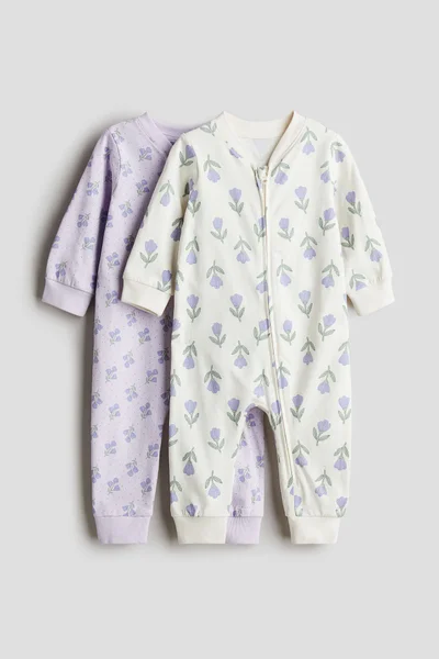 H&M 2-Pack Patterned Cotton Pyjamas