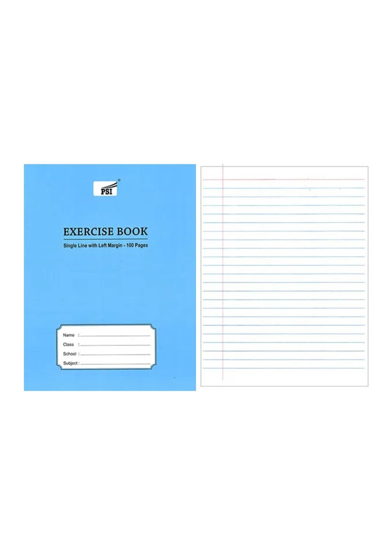 Psi - 6-Piece Single Line Exercise Notebook 100 Pages - Image 1