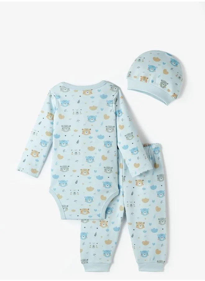 جون June Baby 3-Pack Newborn Set Light Blue