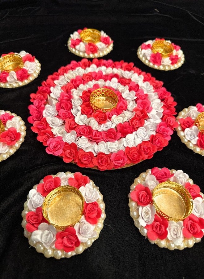 AGAAS ENTERPRISES Decorative Diya Corporate Gift, Diwali Gift Diya,Deepak, Candles, New Year Gift, Home Decoration Light Diya Set of 9 - Image 2