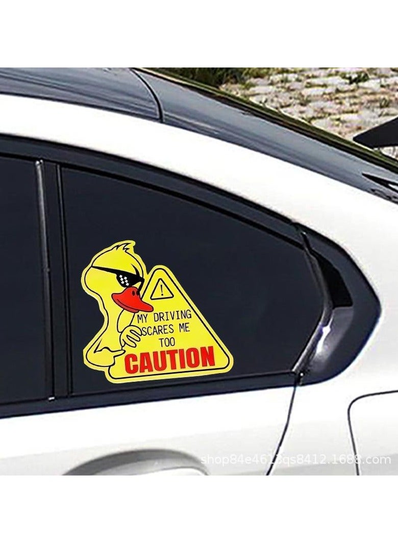 Magnetic Novice Driver Car Decals – Reflective, Removable & Reusable, for Cars, SUVs, and Trucks (3-Pack) - Image 2