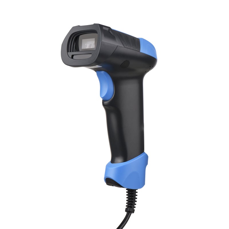 Handheld 1D/2D/QR Barcode Scanner USB Wired Bar Code Reader Manual/Auto Trigger Scanning CMOS Image Sensor Support Paper Code/Screen Code PDF417 Compatible with Windows Android MacOS Linux System - Image 1
