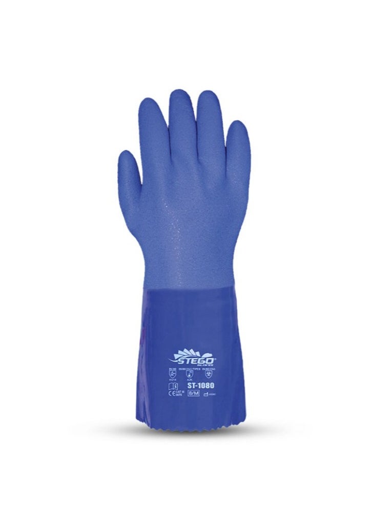 Stego - Stego Chemical And Liquid Protection Multipurpose Gloves - OPTICHEM GRIP ST-1080 - Image 1