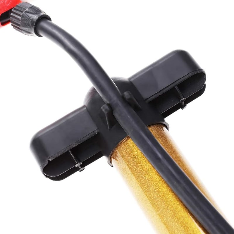 مضخة هواء دراجات صغيرة محمولة للدراجات الجبلية والطرق الصفراء إكسسوارات الدراجات - Image 2