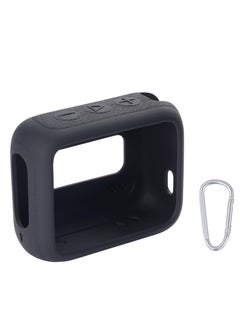 Excefore Silicone Case for JBL Go 4, Waterproof Portable Bluetooth Speaker Protective Sleeve, Ultra-Light Shockproof Cover with Carabine, Secure Fit, Black (Speaker Not Included)  - Image 4