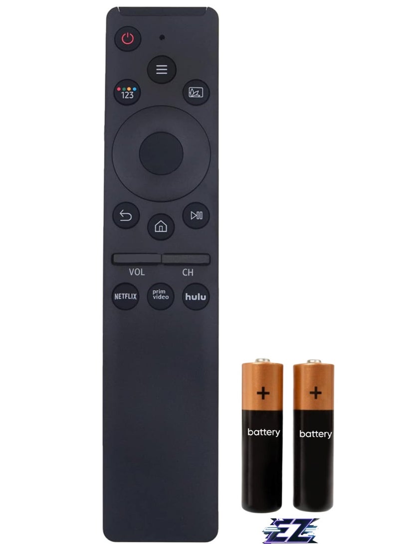 PopZa Replacement Universal Smart IR Remote Control Compatible with All Samsung LCD TV 3D 8K 4K QLED UHD TV HDTV with Hulu Netflix Prime Video Button with battery - Image 1