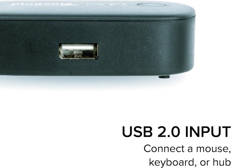 Plugable USB 2.0 Sharing Switch for Easy One-Button USB Device Sharing Between Two Computers - Image 3