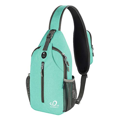 WATERFLY حقيبة ظهر سلاينغ مائية CROSSBODY من WATERFLY للسفر والتخييم وحقيبة صدر يومية - Image 1