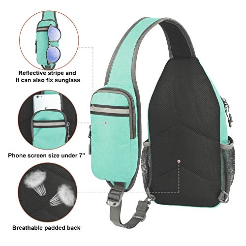 WATERFLY حقيبة ظهر سلاينغ مائية CROSSBODY من WATERFLY للسفر والتخييم وحقيبة صدر يومية - Image 3