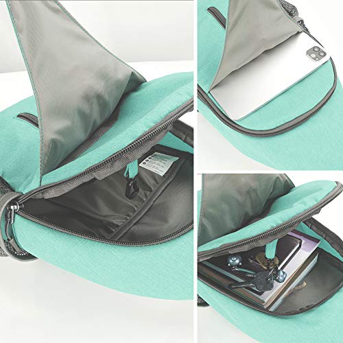 WATERFLY حقيبة ظهر سلاينغ مائية CROSSBODY من WATERFLY للسفر والتخييم وحقيبة صدر يومية - Image 4