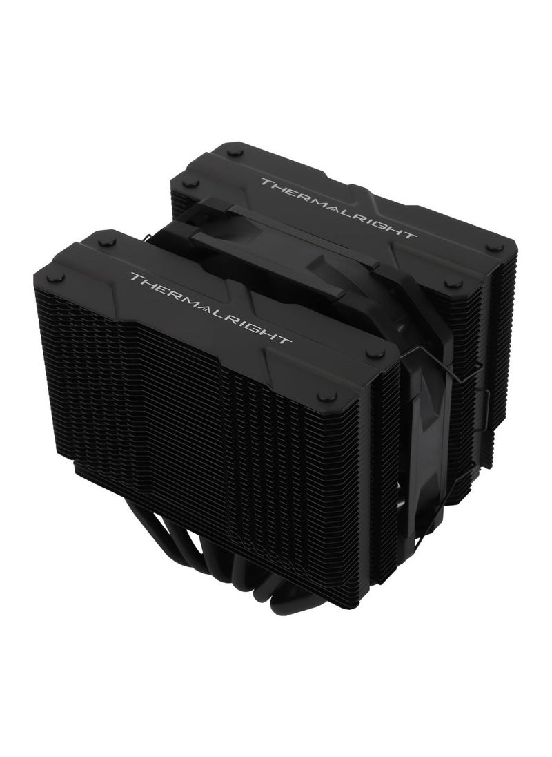 Thermalright Peerless Assassin 120 Mini Black CPU Air Cooler, 6 Heat Pipes Dual Towers Cooler, with TL-D12B PWM Fans, Desktop PC Cooler for Intel LGA 1851/1700/1150/1151/1200/2011,AMD:AM4/AM5  - Image 1